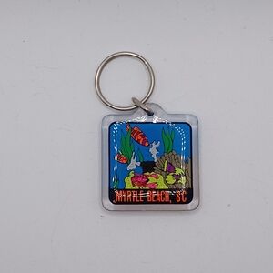 VINTAGE Myrtle Beach South Carolina Keychain